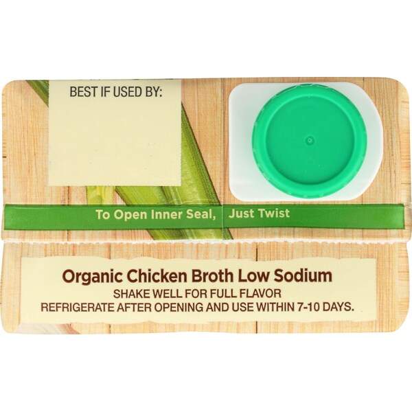 Organic Low Sodium Vegetable Broth 32 Fl. Oz. Carton, PK12